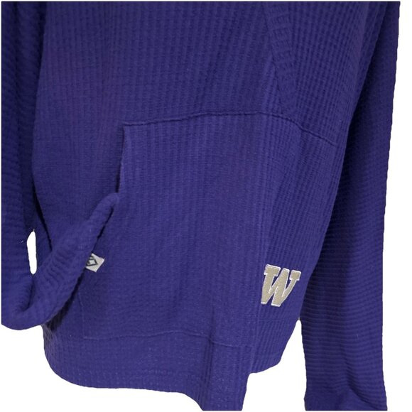 NEW Washington Huskies Colosseum Athletics Purple V Neck Pullover  Women's M - Picture 2 of 10